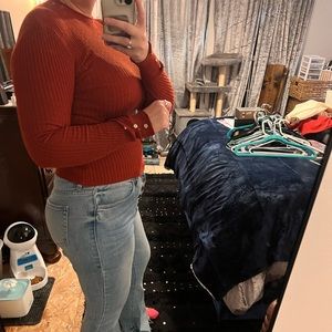 Brand new rust colored sweater